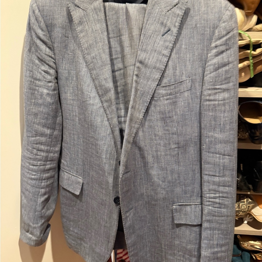 Ralph Lauren Purple Label Gray/Blue Suit